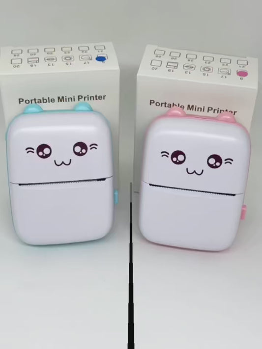Rollos Papel Mini Impresora Set x5